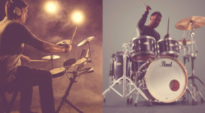 Read more about the article Electronic vs Acoustic drums – Choosing the best option for you!
